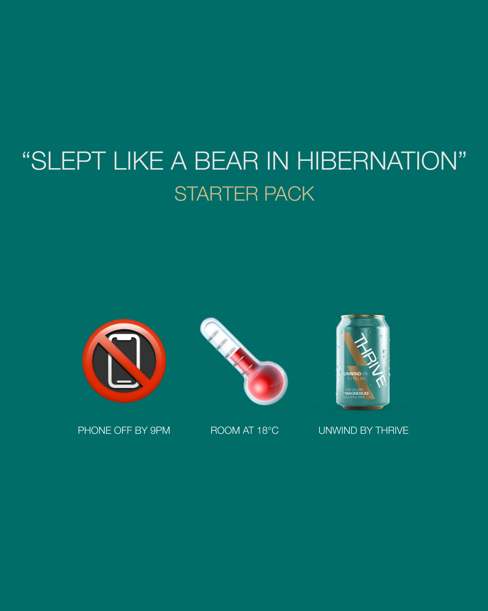 Thrive Beer Facebook ad