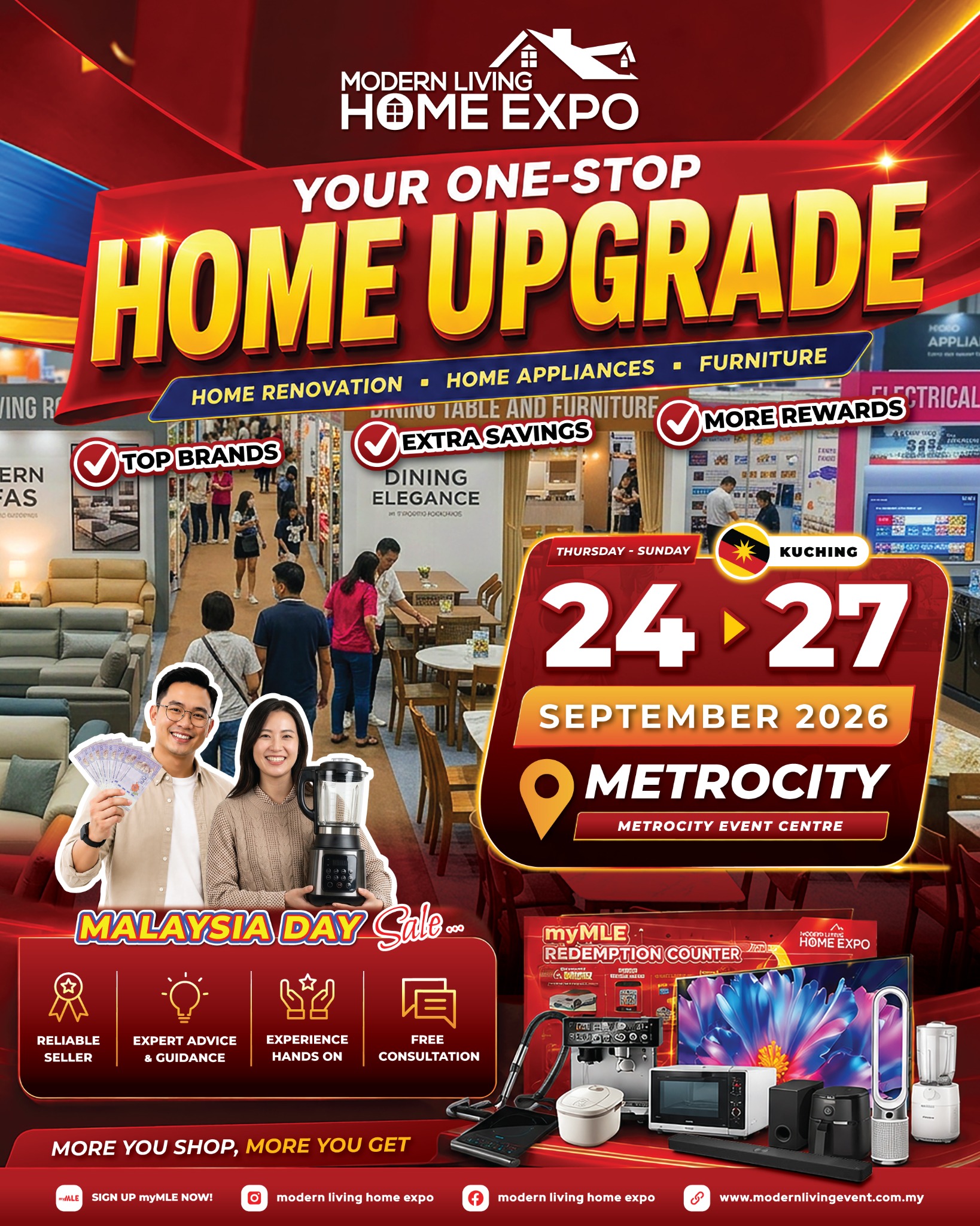 Modern Living Home Expo Facebook ad