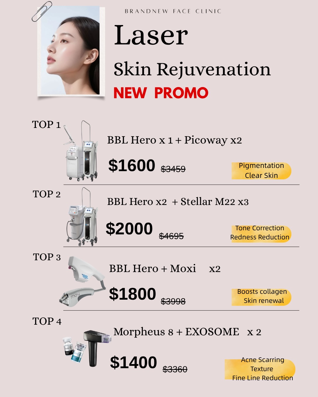 Brandnew Face Aesthetic Facebook ad: NEW PROMO | MULTI-LAYER SKIN SOLUTIONS