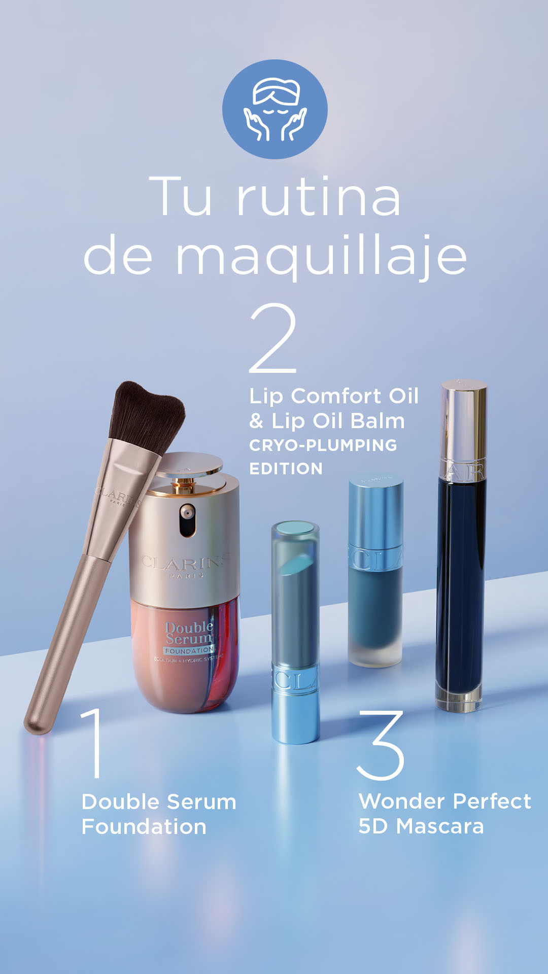 Clarins Facebook ad