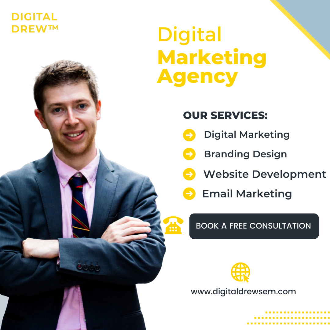 Digital Drew SEM Facebook ad: We work for your success!