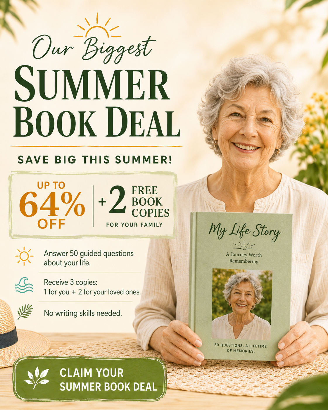 Memowrite Facebook ad