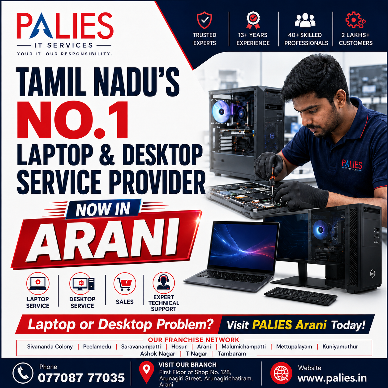 Palies IT Services Facebook ad