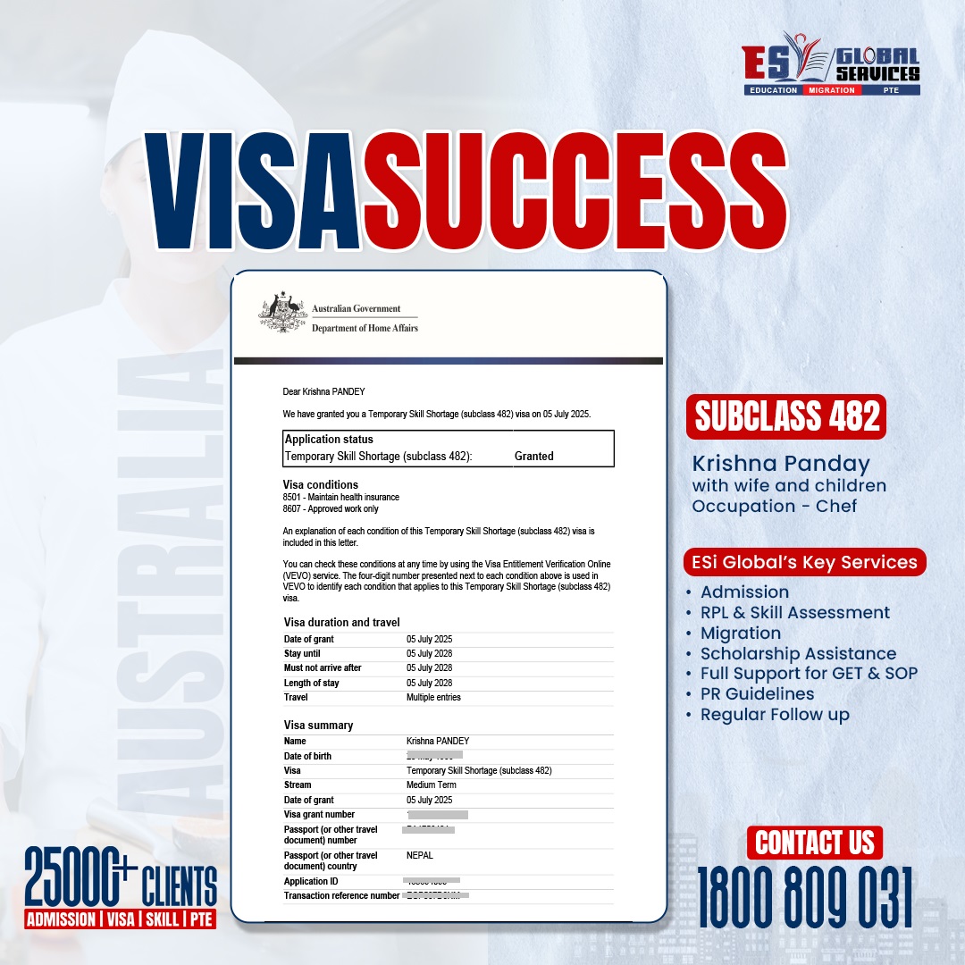 ESI Global Education & Migration NSW Facebook ad
