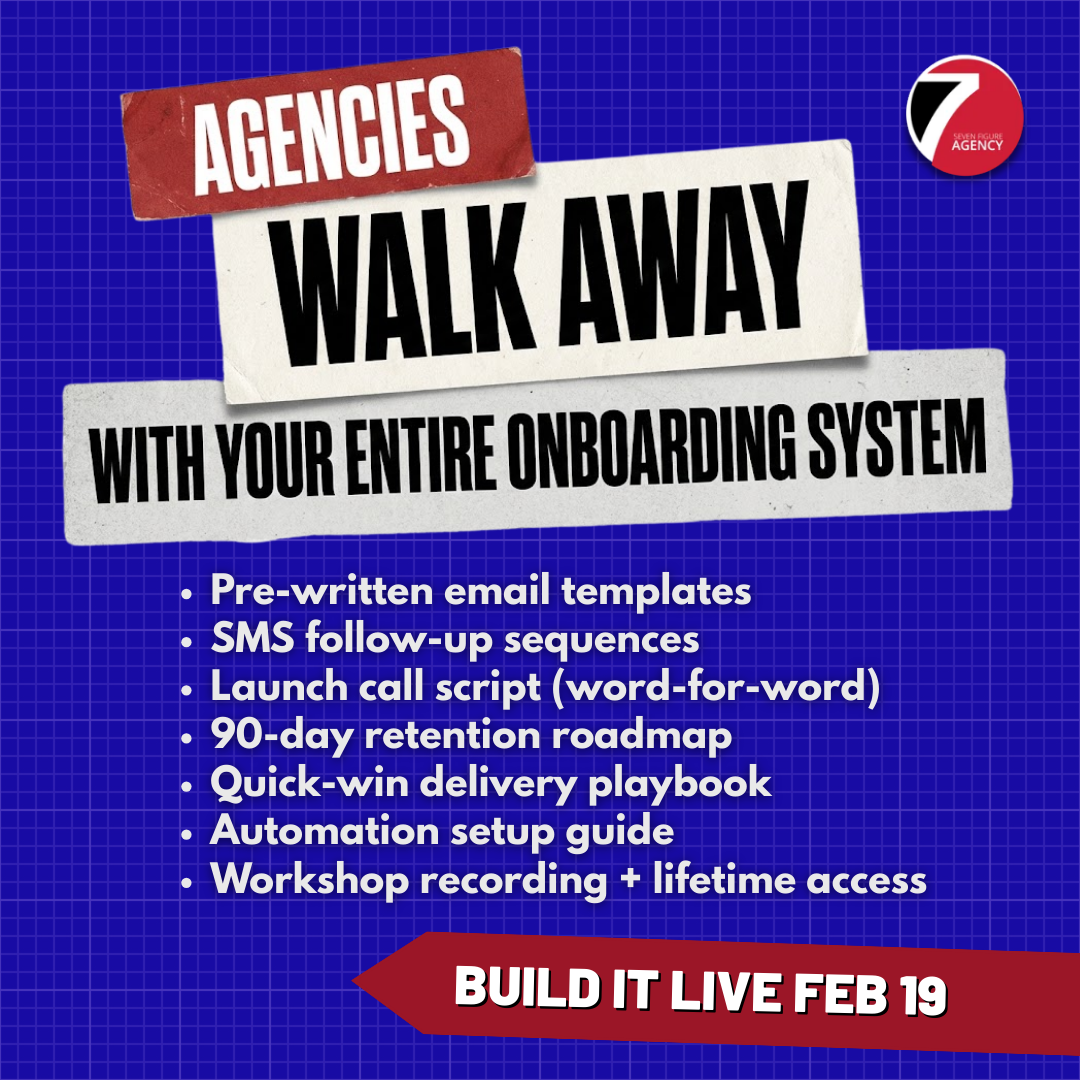 Seven Figure Agency Facebook ad