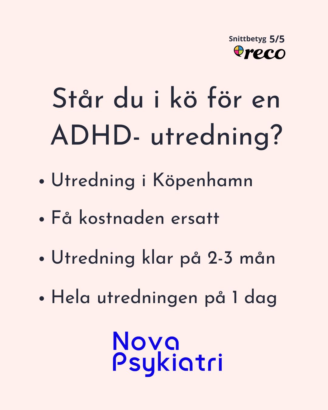 Nova Psykiatri Facebook ad