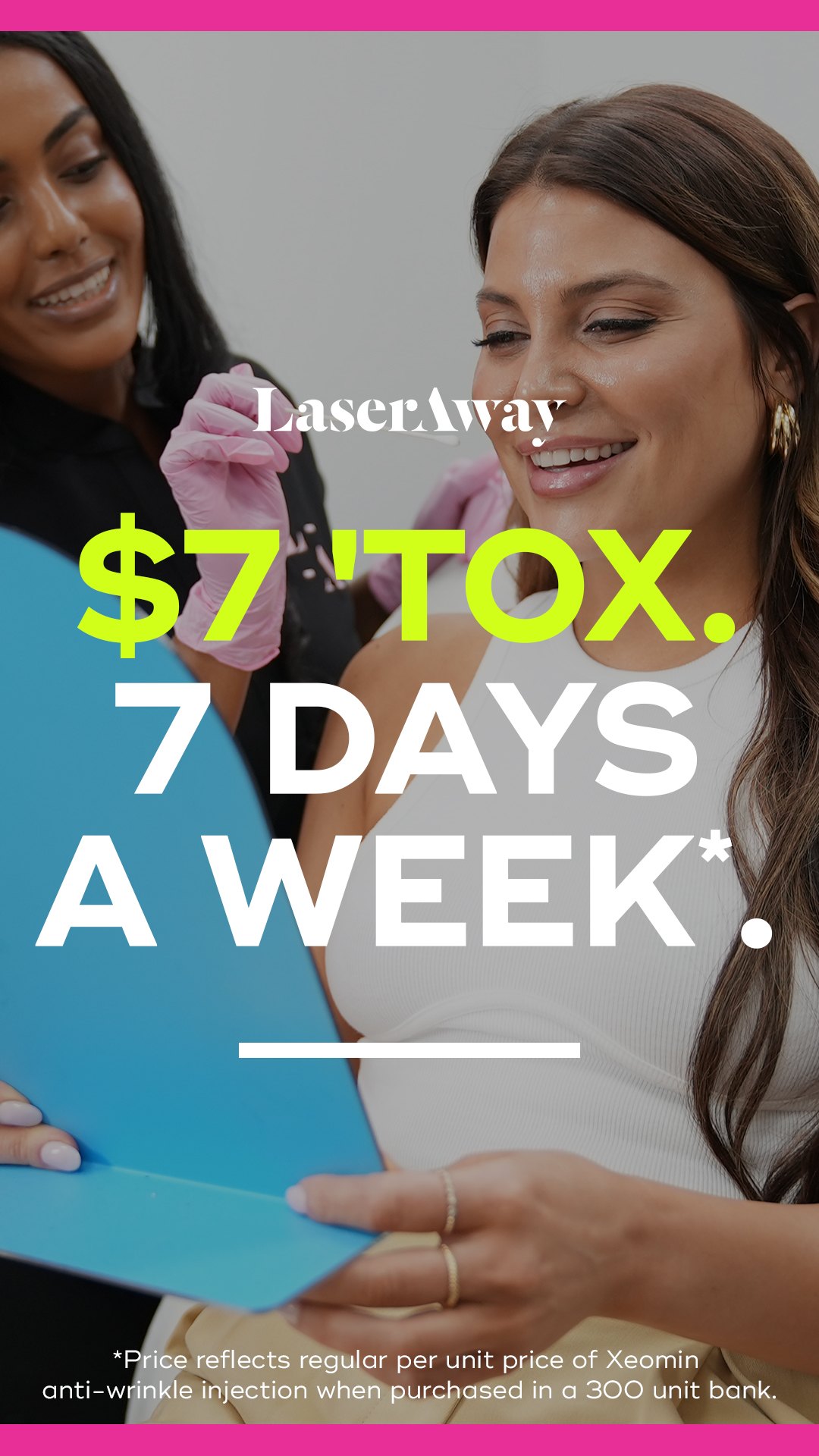 LaserAway Facebook ad