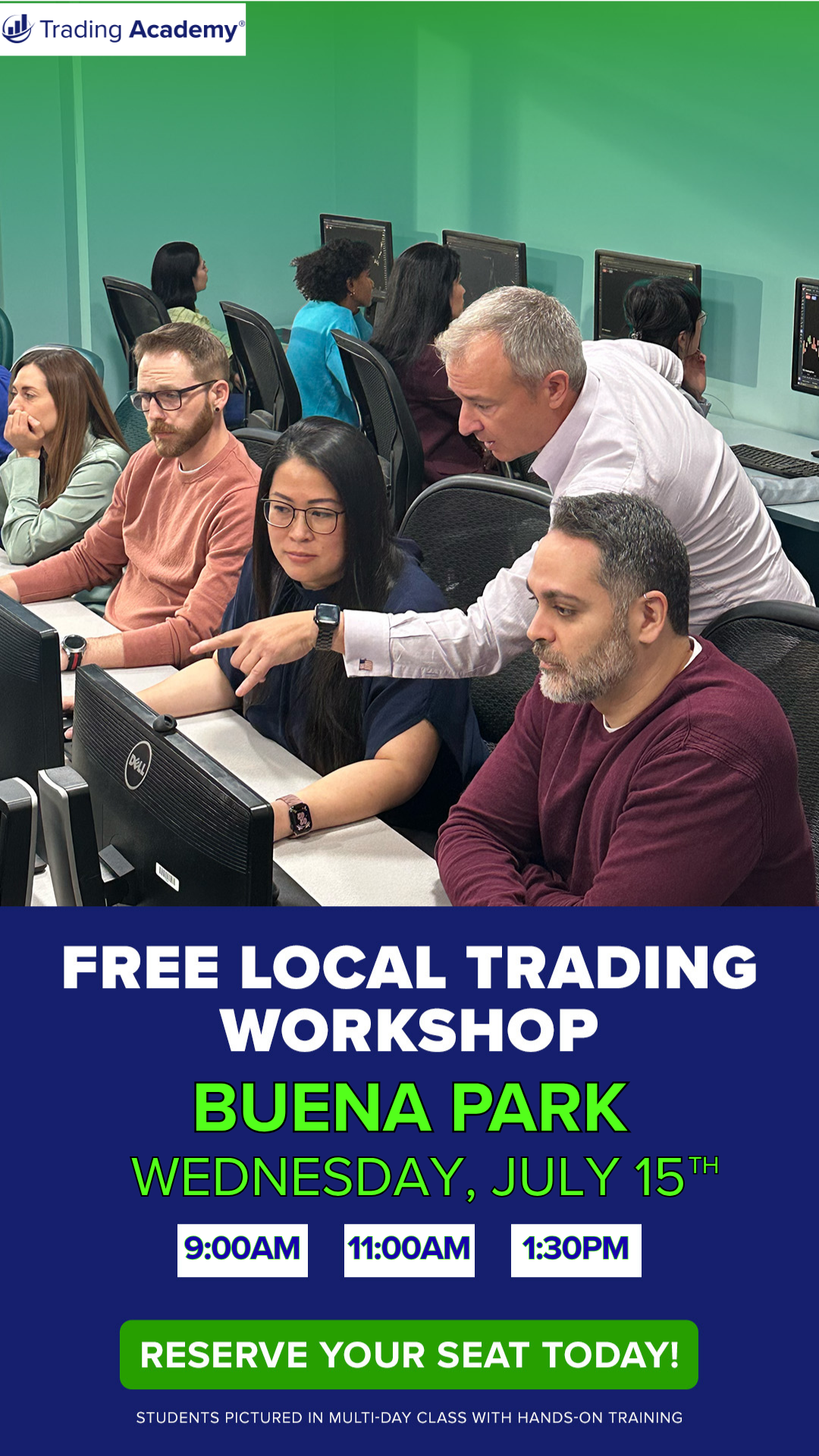 Trading Academy Facebook ad