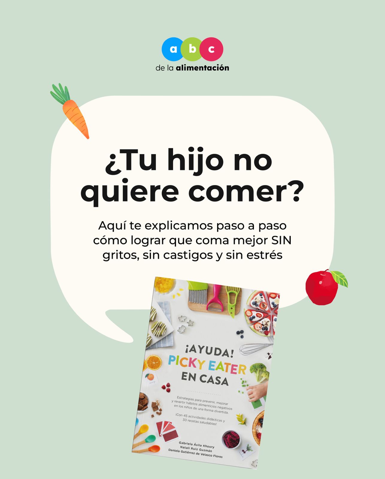 El ABC de la Alimentación Complementaria Facebook ad: ¿Batallas a la hora de comer?