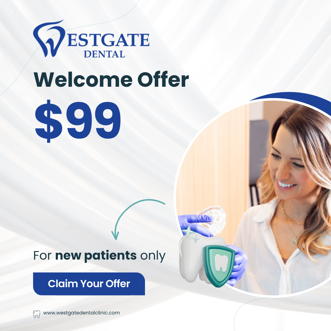 Westgate Dental Facebook ad: New Patient Specials at Westgate Dental!