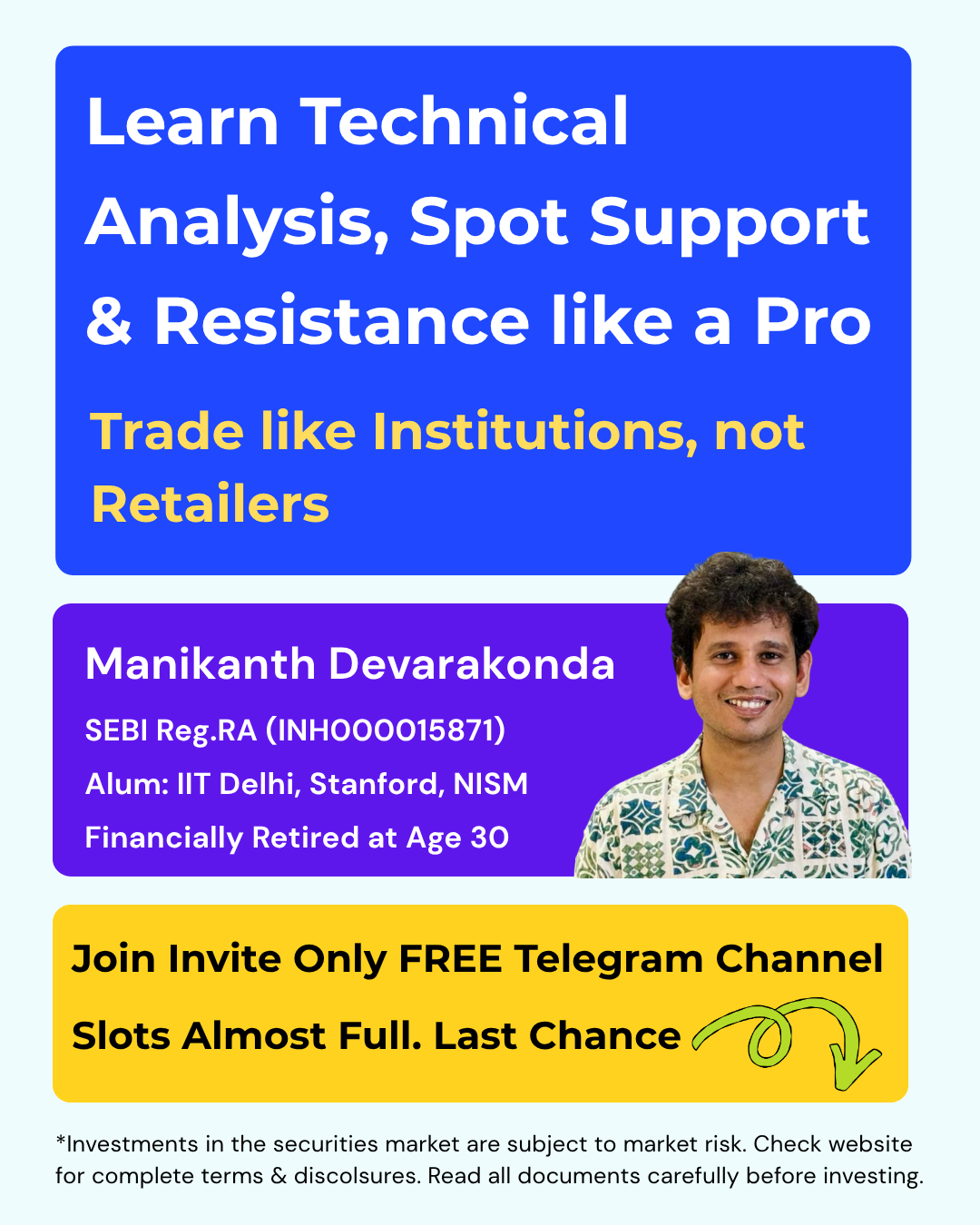 Learn with Mani Facebook ad