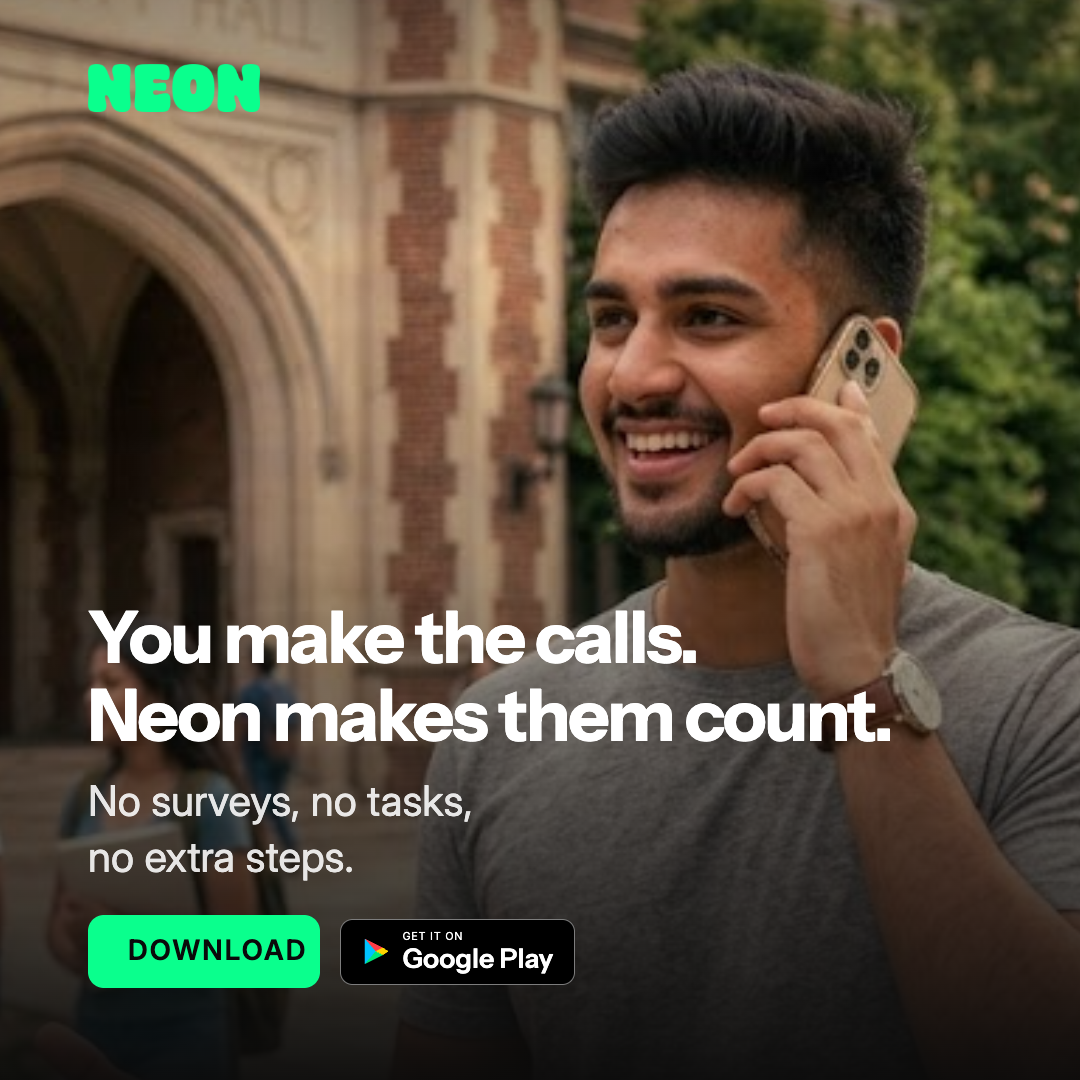 Neon Mobile Facebook ad