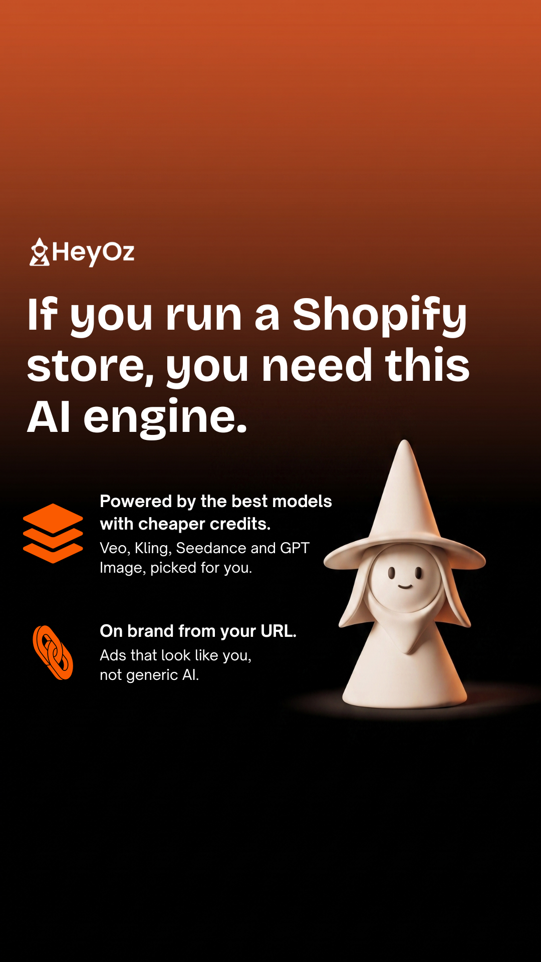 Oz: AI Marketing Platform Facebook ad