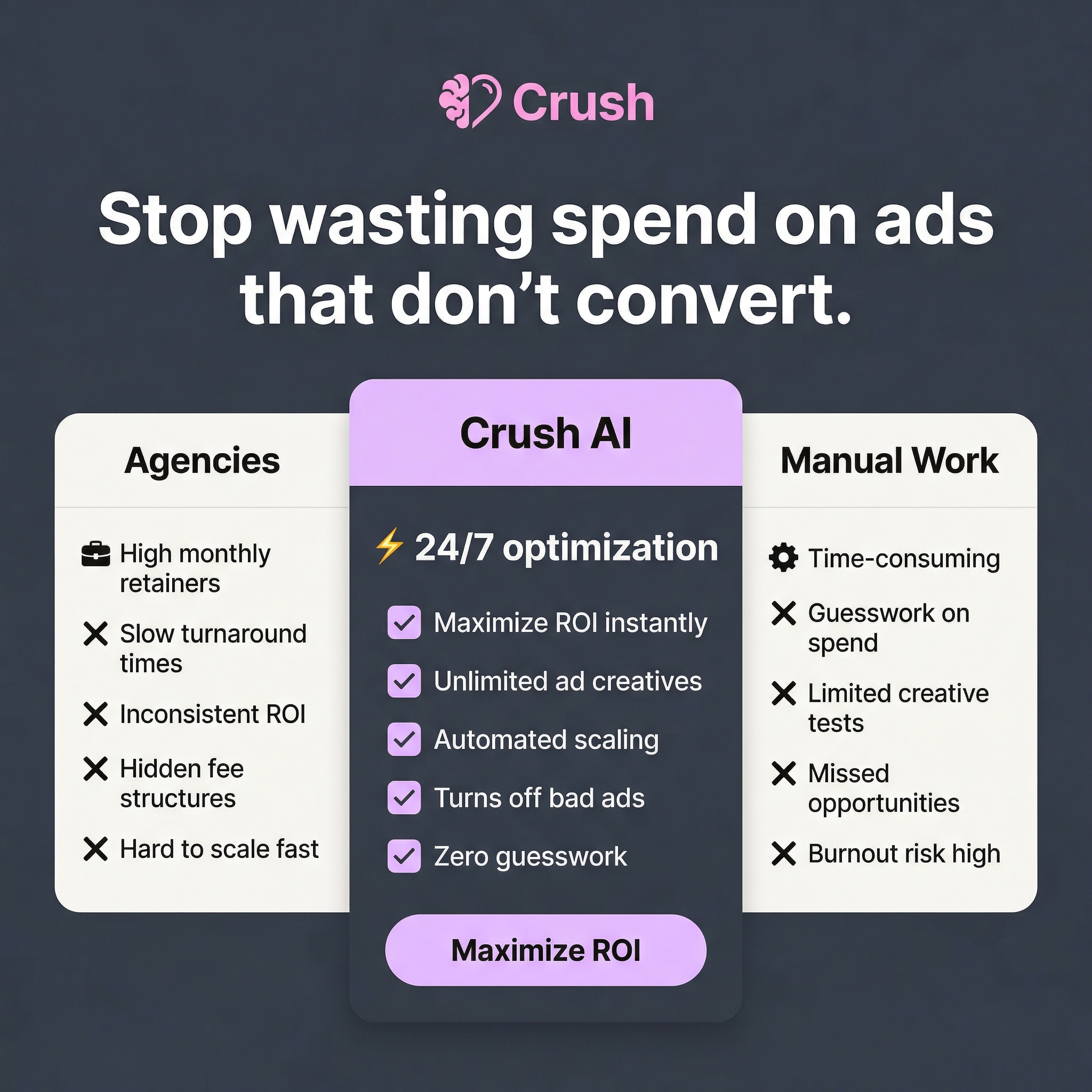 trycrush.ai Facebook ad