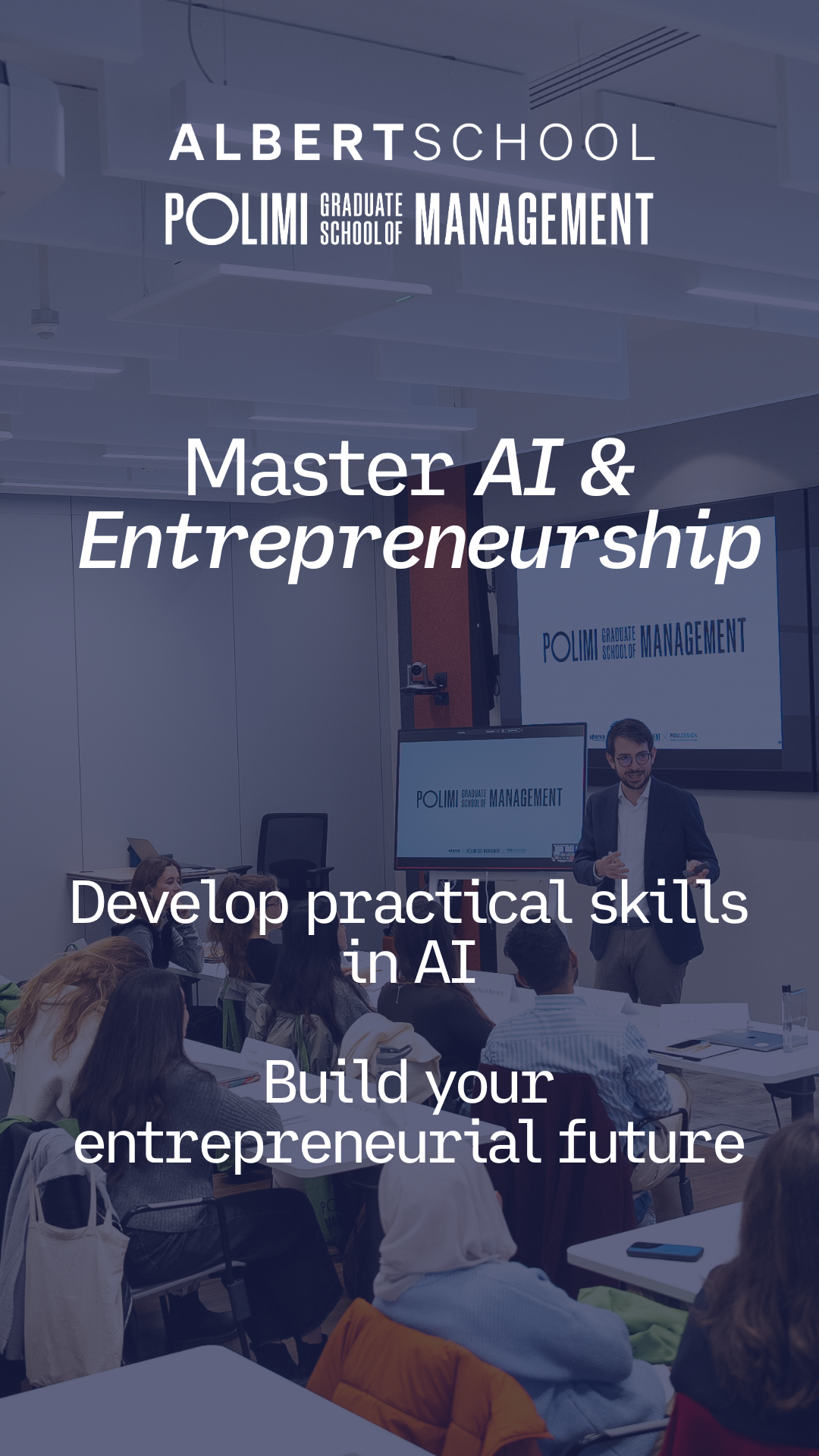 POLIMI Graduate School of Management Facebook ad