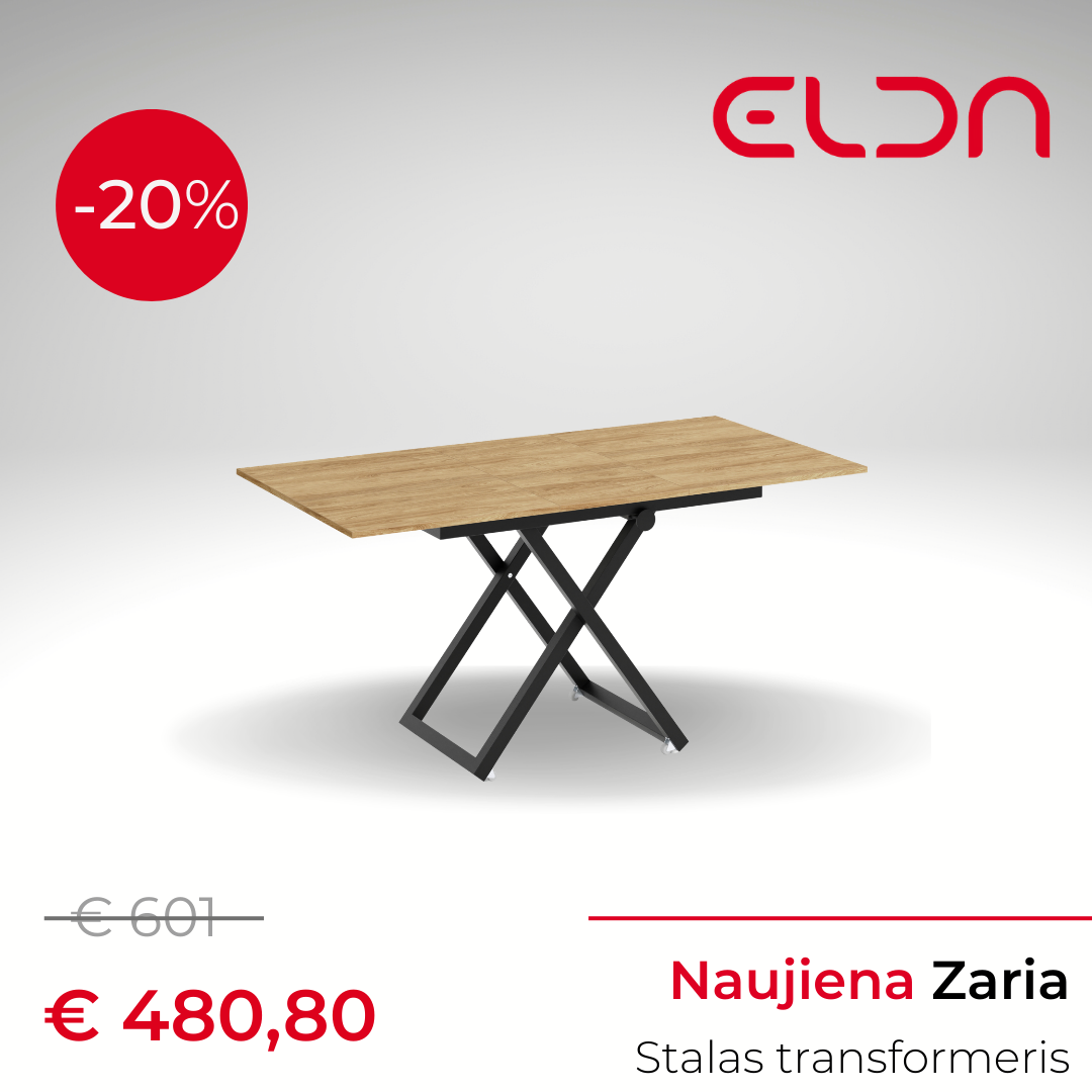 Elda.lt Facebook ad: Atraskite naujus stilingus stalus savo namams, modernus…