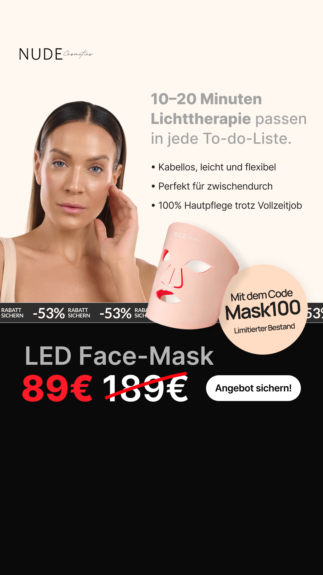 Nudecosmetics Facebook ad