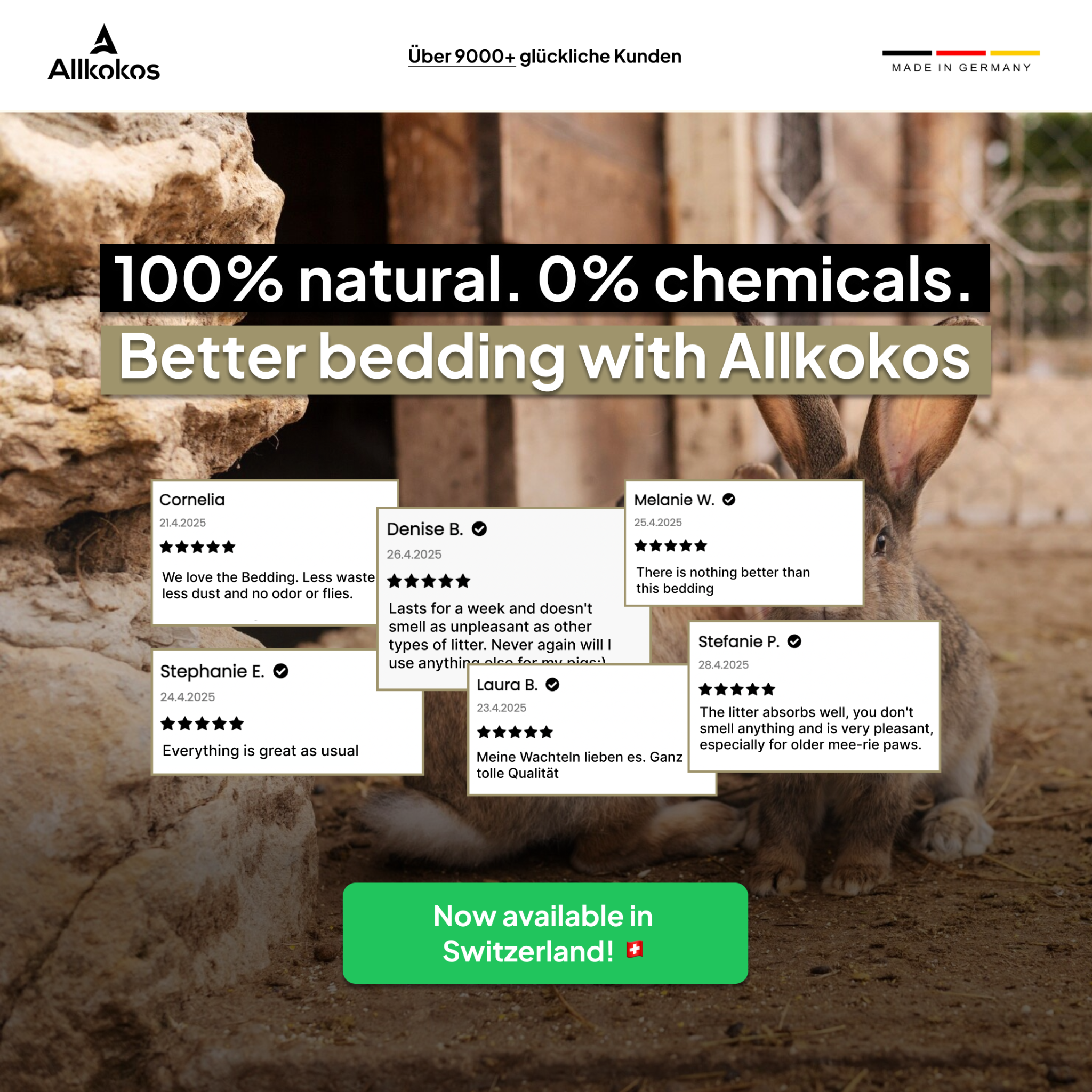 Allkokos Facebook ad: Allkokos: Now available in Switzerland!