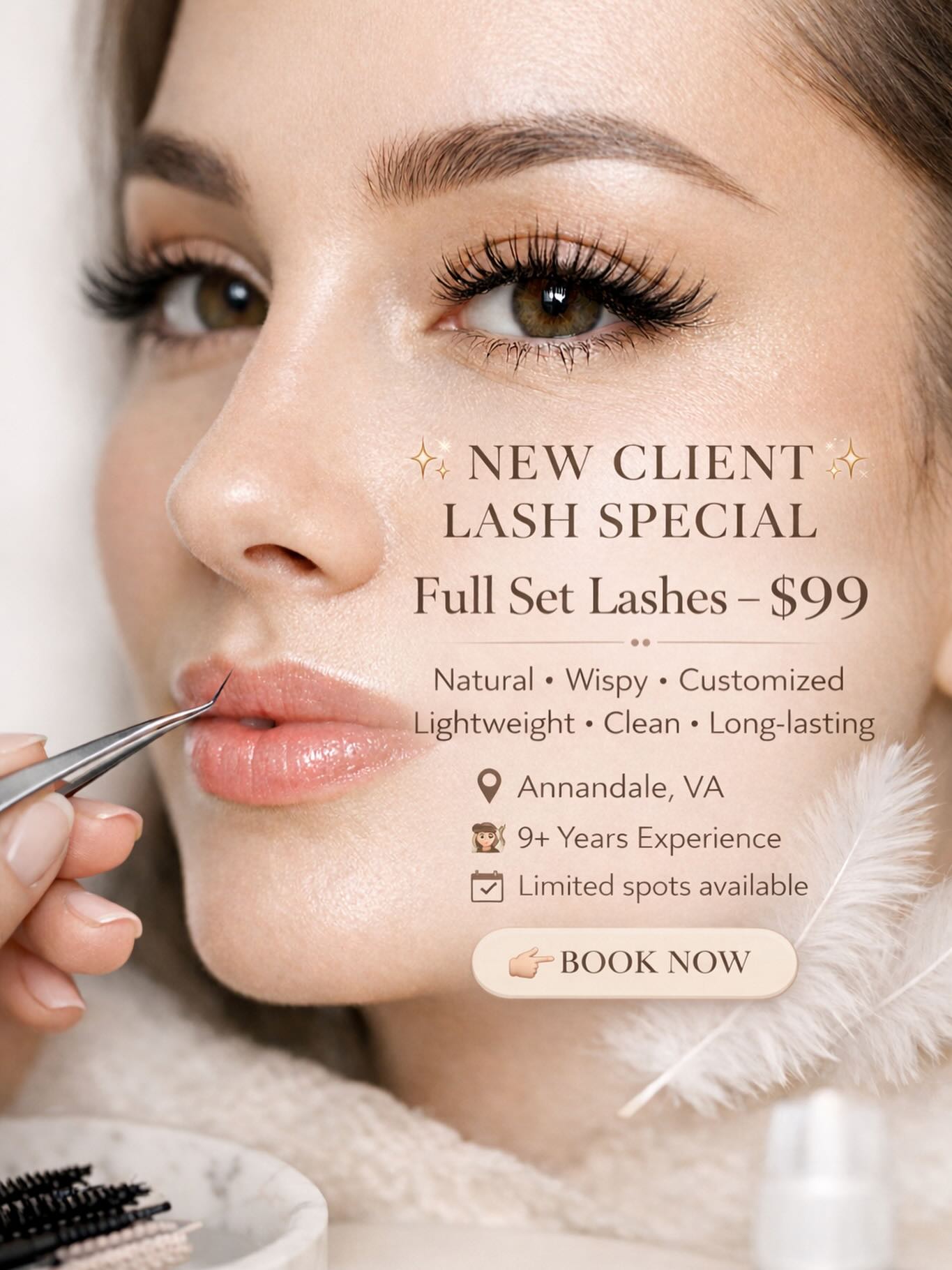 Katy Beauty & Lashes Facebook ad