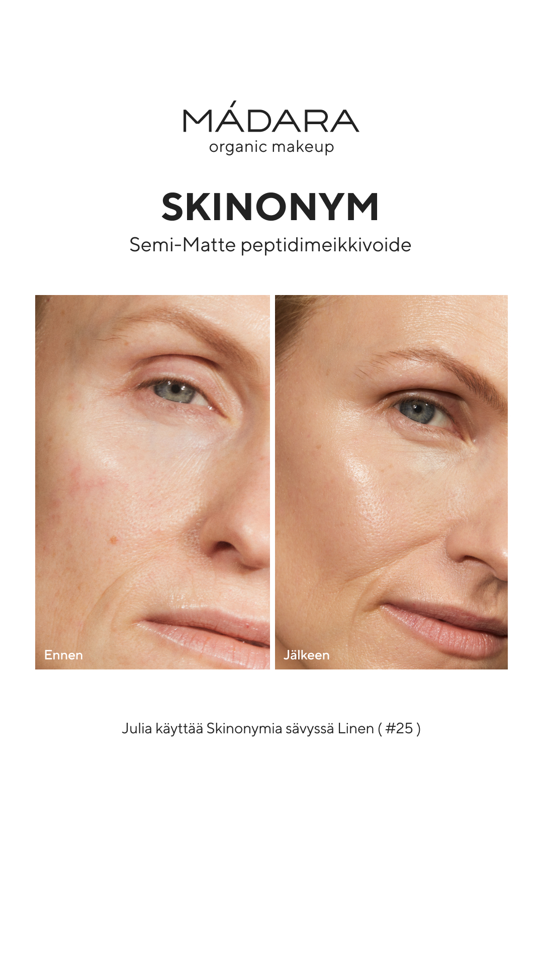 Mádara Organic Skincare Facebook ad