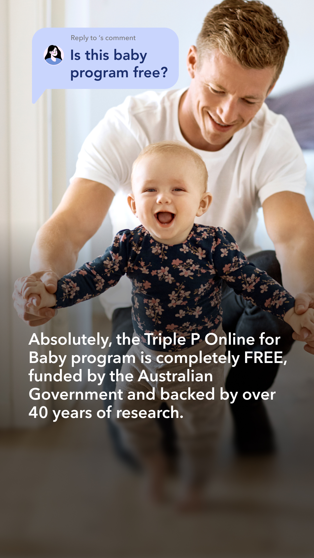 Triple P - Positive Parenting Program Facebook ad