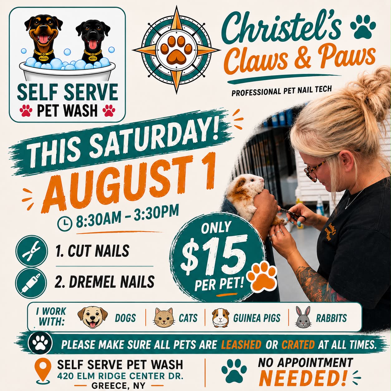 Christel’s Claws & Paws Facebook ad
