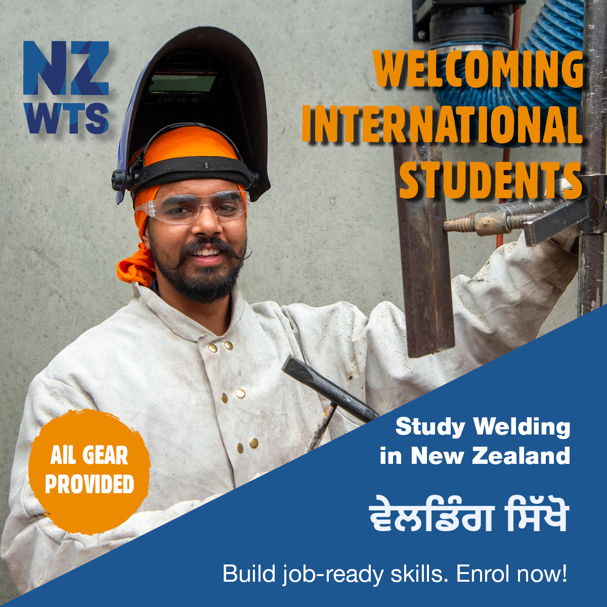 NZ Welding School Facebook ad from Mar 23, 2026