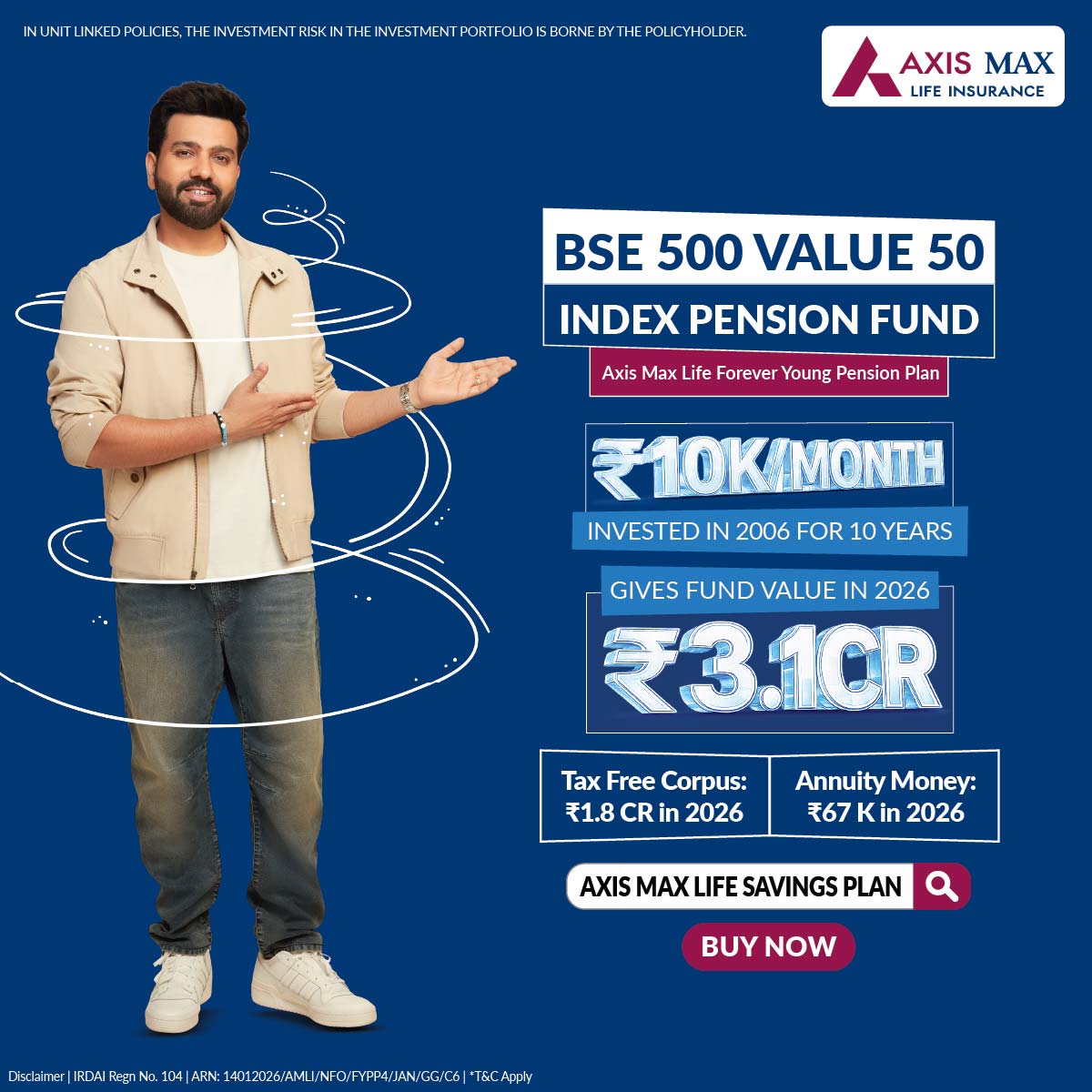Axis Max Life Insurance Facebook ad