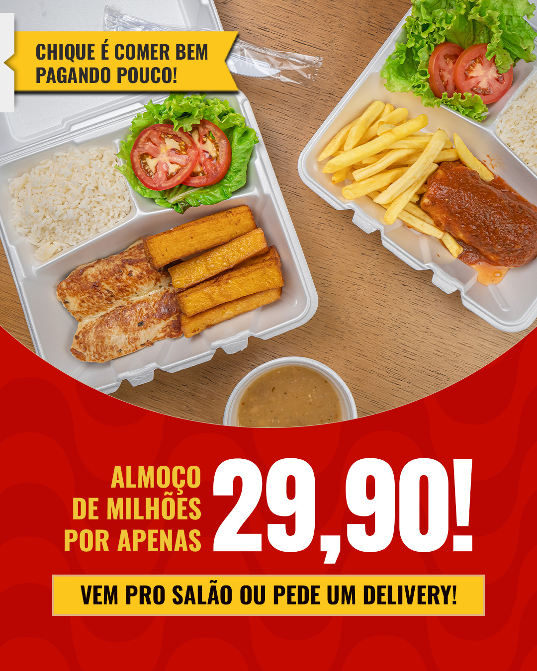 Fry Chicken Facebook ad: Frango Frito Atlântica | SAO PAULO | iFood