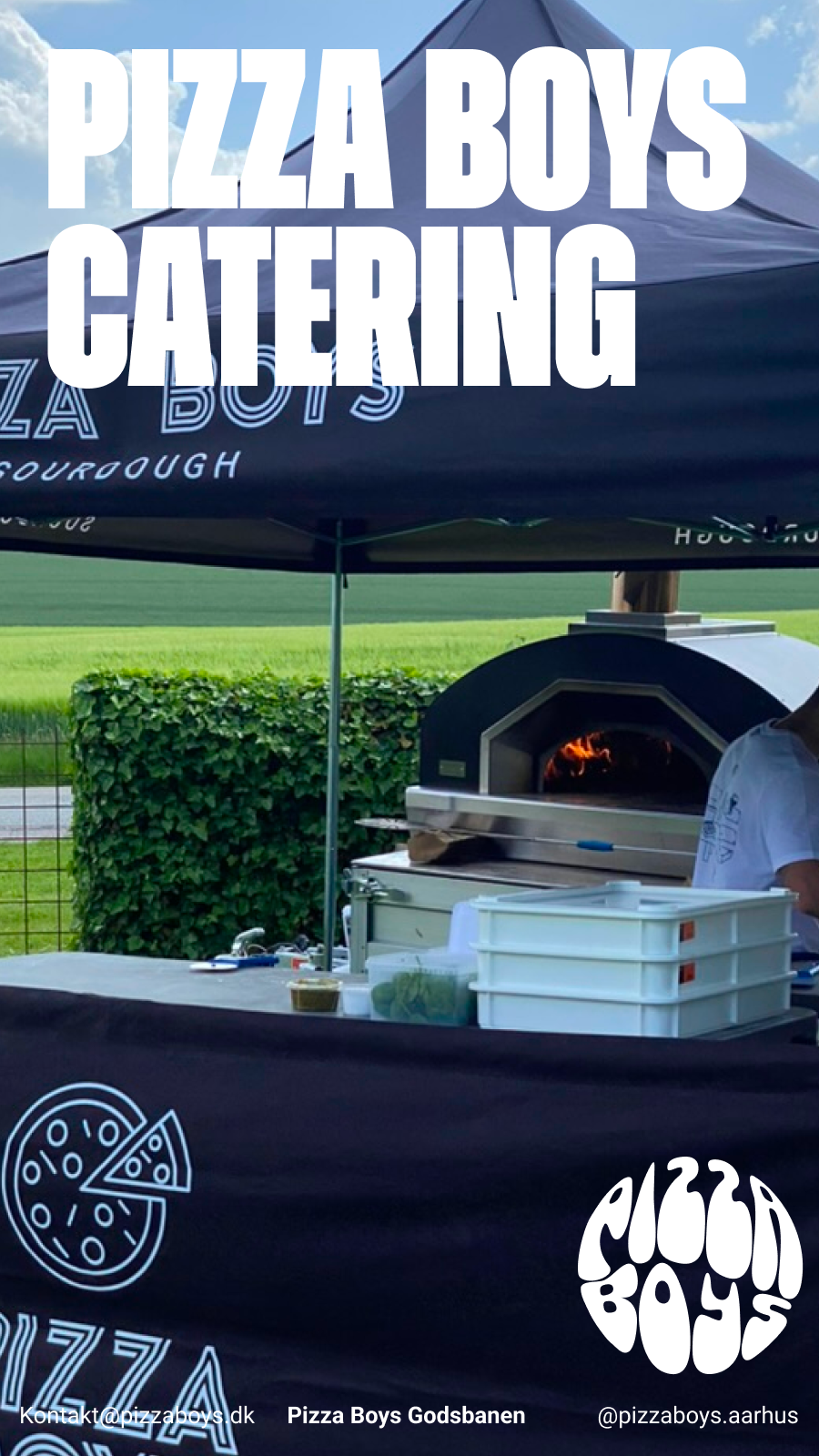 Pizzaboys.aarhus Facebook ad: PIZZA BOYS CATERING