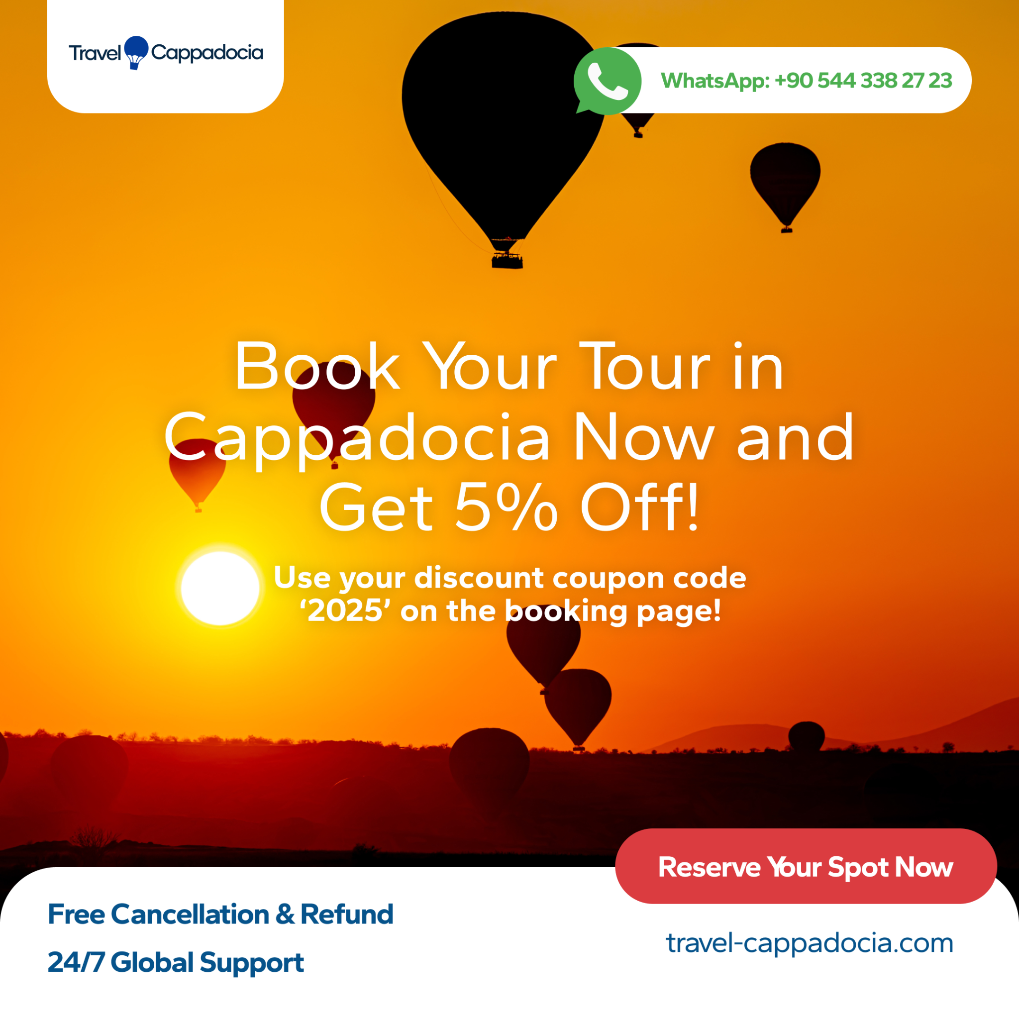 Travel-Cappadocia.com Facebook ad from Oct 23, 2025