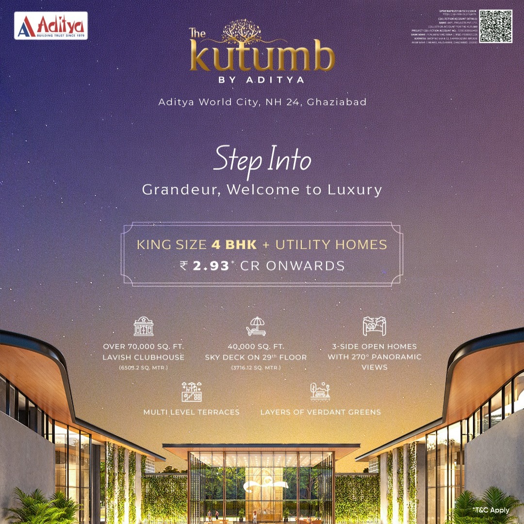 Luxury Housing Facebook ad: Luxury King Size 4 BHK with Exclusive Offers