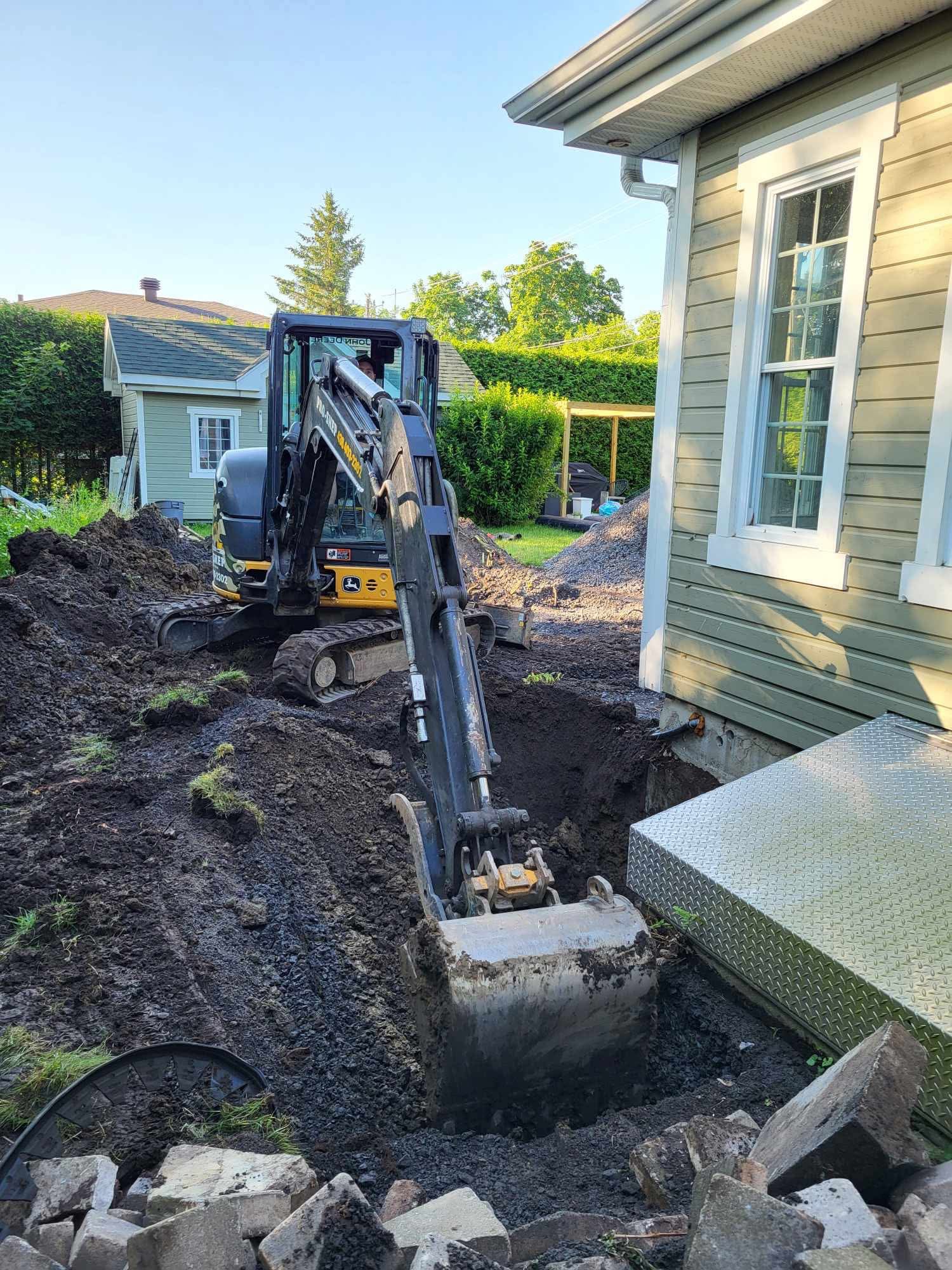 Excavation Pro-Shep Inc. Facebook ad: Protégez votre maison des infiltrations d’eau!