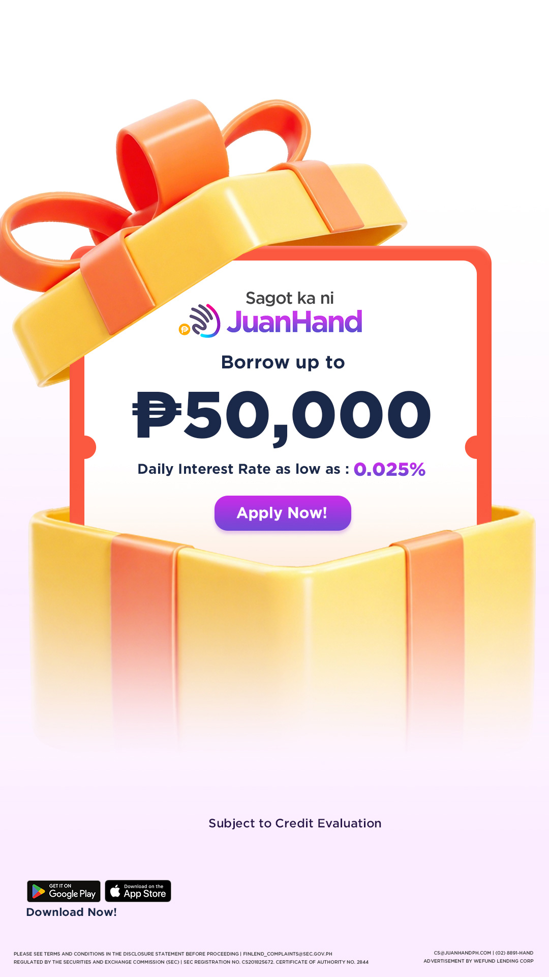 JuanHand Facebook ad