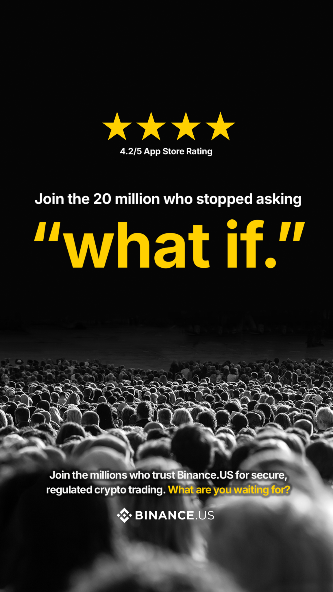 Binance.US Facebook ad