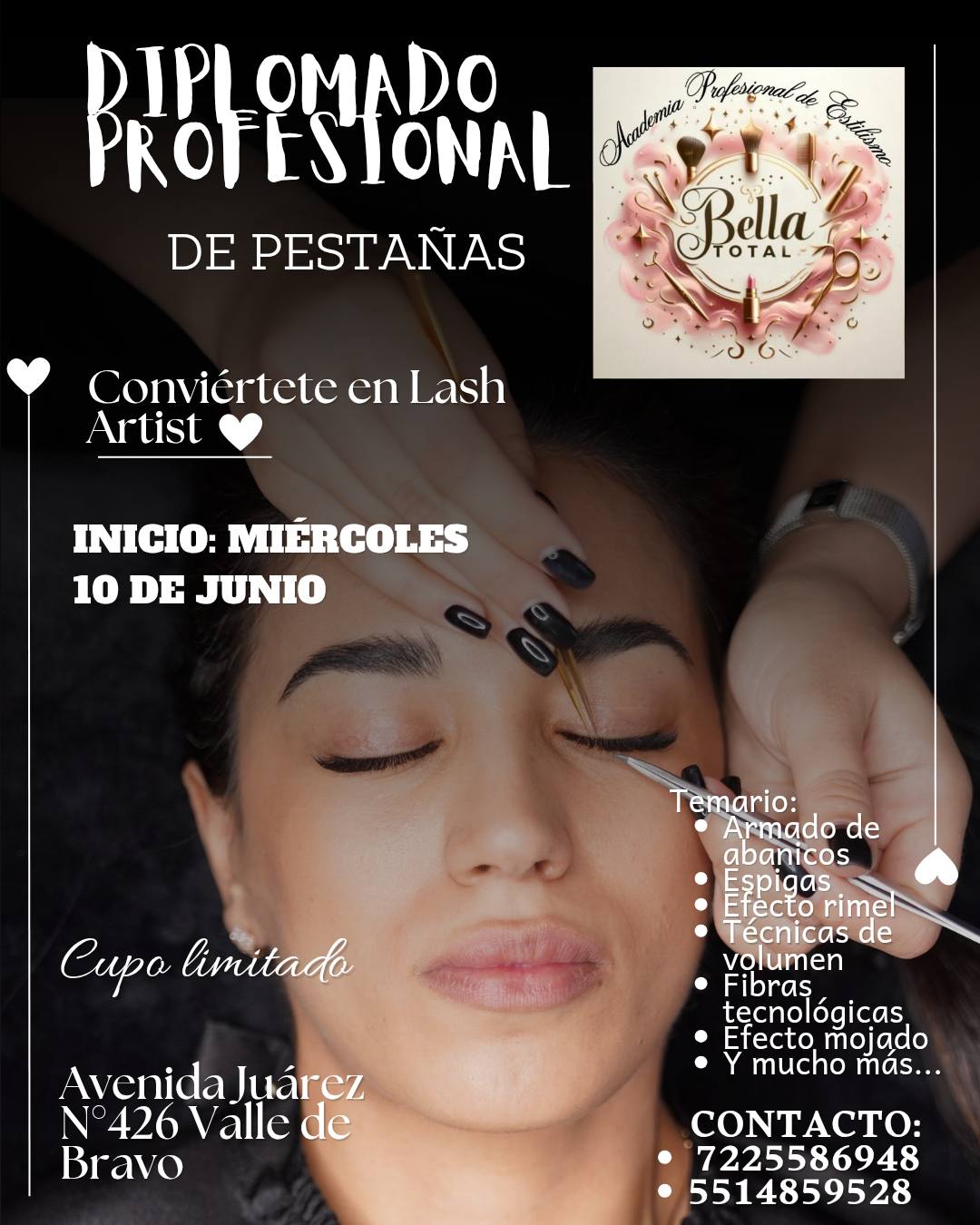 Academia De Belleza "Bella Total" Facebook ad