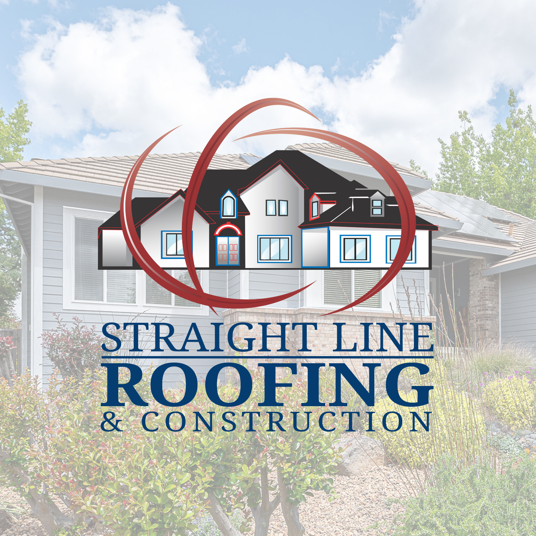 Straight Line Roofing & Construction Facebook ad