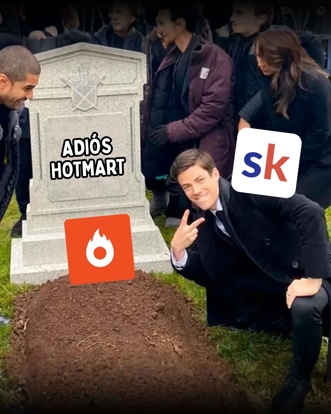 EREX Agencia de marketing digital Facebook ad: Adiós Hotmart, hola Skool Hotmart se queda con…