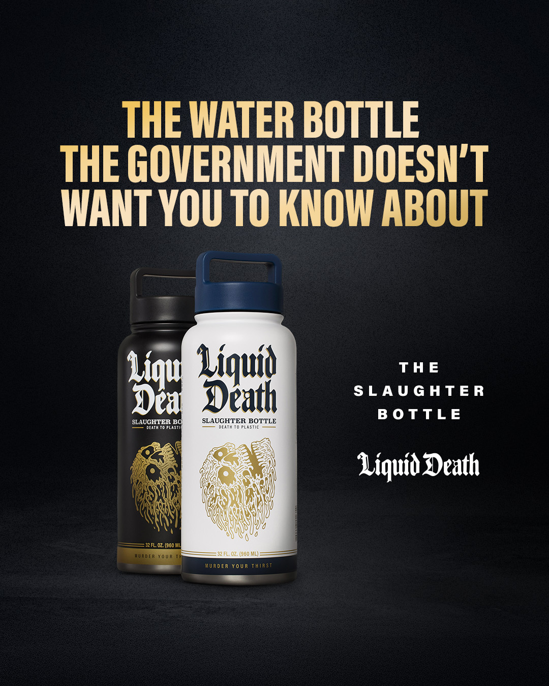 Liquid Death Facebook ad