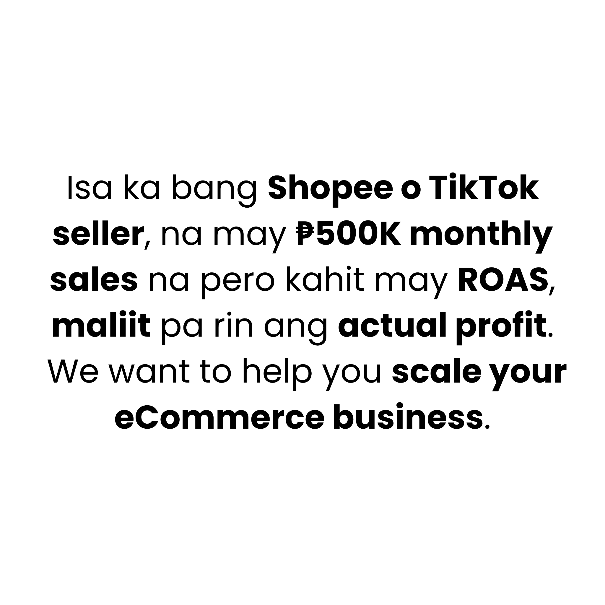 ECOM Accelerator Facebook ad