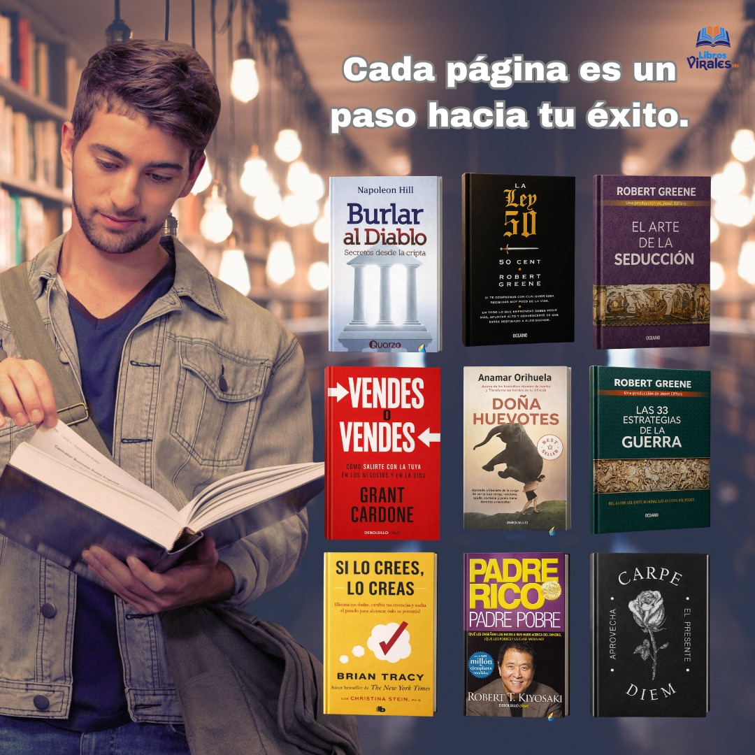 Libros Virales HN Facebook ad: 𝐂𝐚𝐝𝐚 𝐩𝐚́𝐠𝐢𝐧𝐚 𝐞𝐬 𝐮𝐧 𝐩𝐚𝐬𝐨 𝐡𝐚𝐜𝐢𝐚 𝐭𝐮…