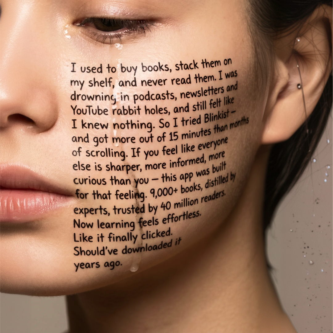 Blinkist Facebook ad