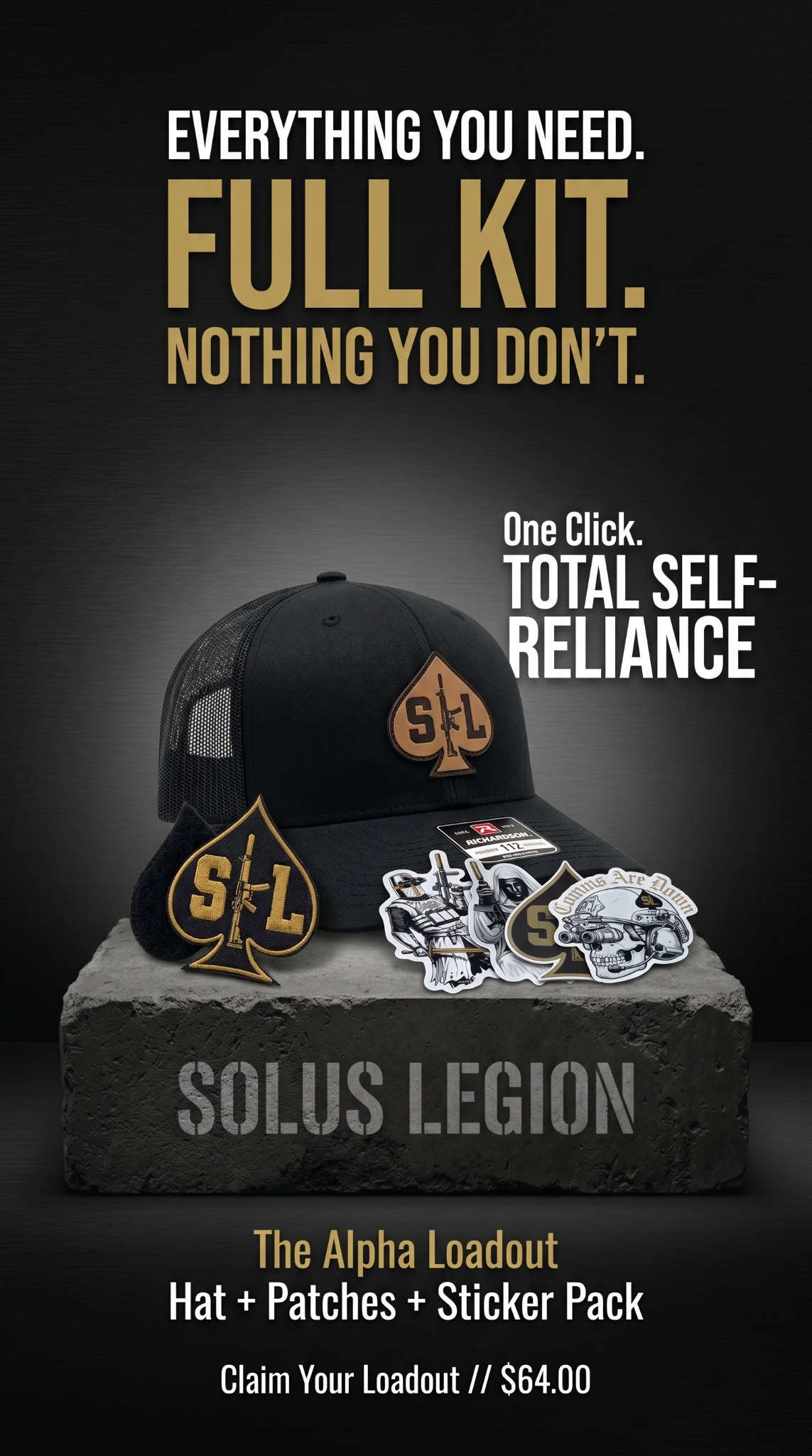 Solus Legion Facebook ad from Apr 27, 2026