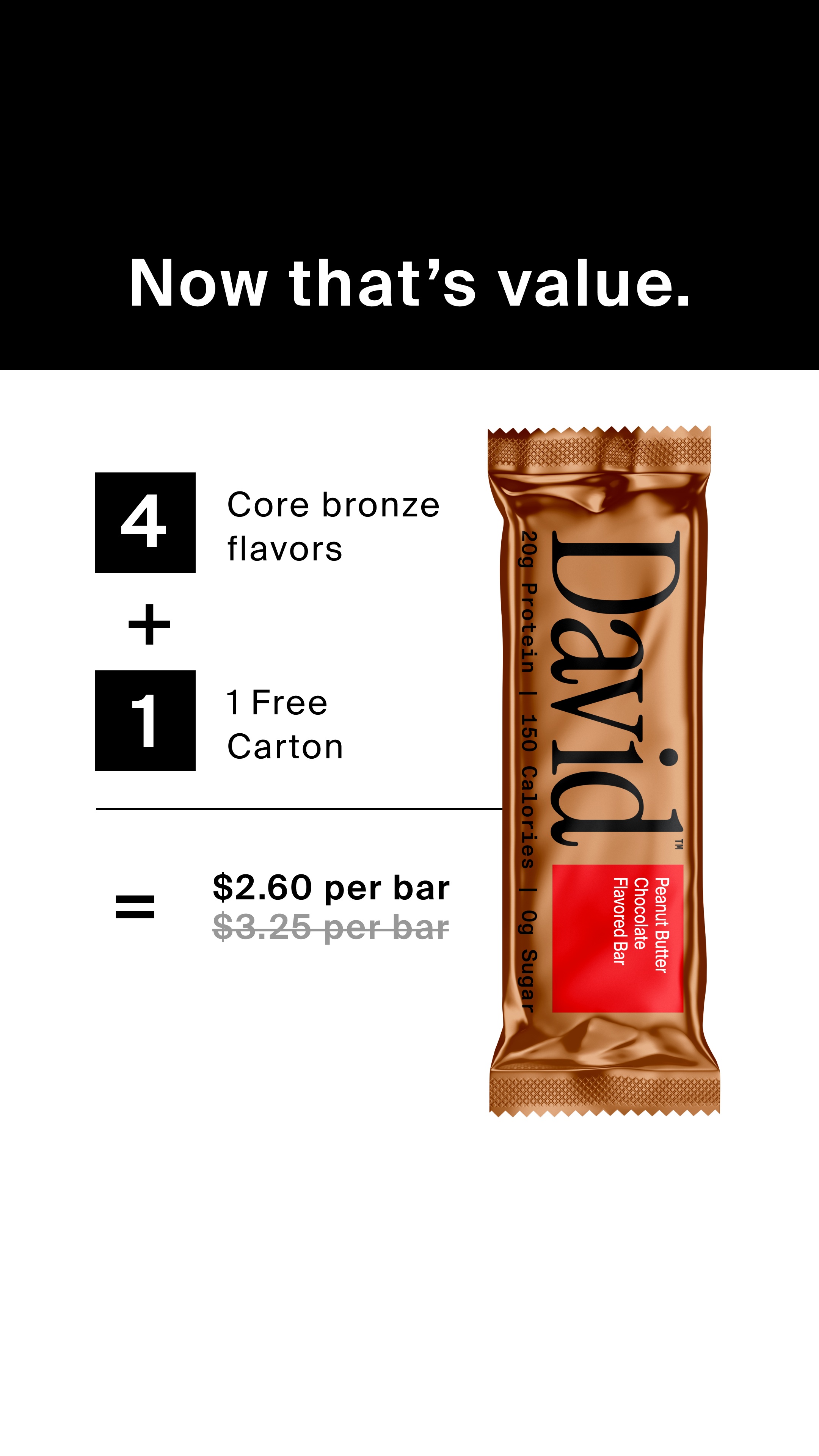 David Protein Facebook ad
