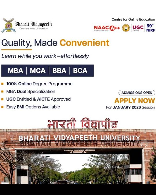 Bharati Vidyapeeth's Online Facebook ad