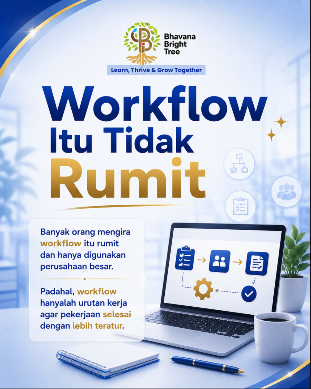 BiTre Learning Development Facebook ad: Masih kerja manual setiap hari?