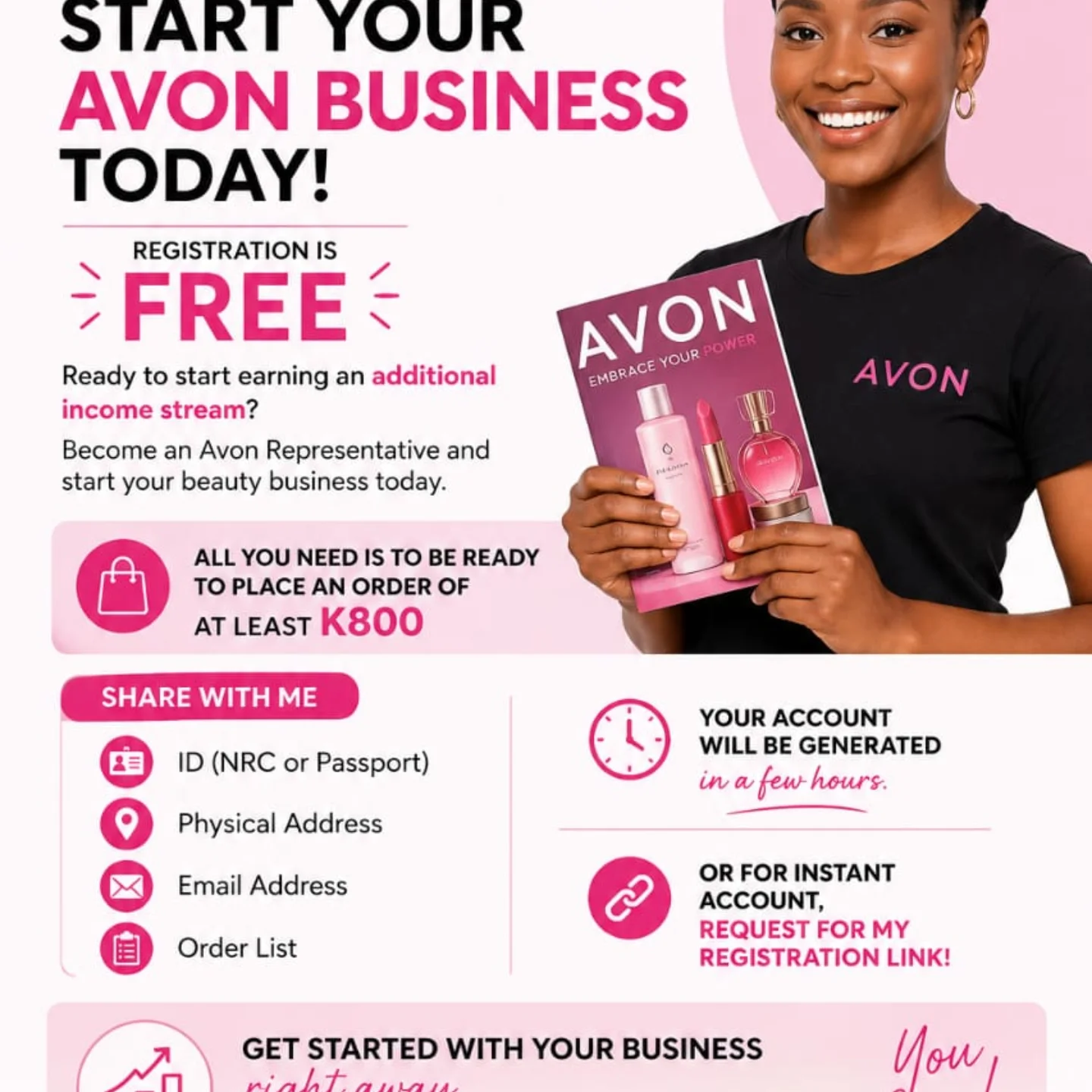 Sally's online store Facebook ad: Looking for a side hustle for students, mums…