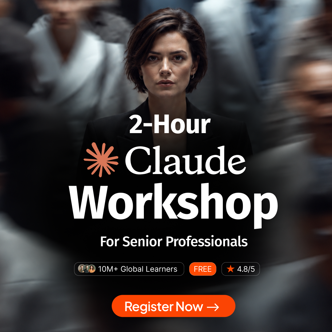 Outskill Facebook ad: Master Claude AI, Live and Free