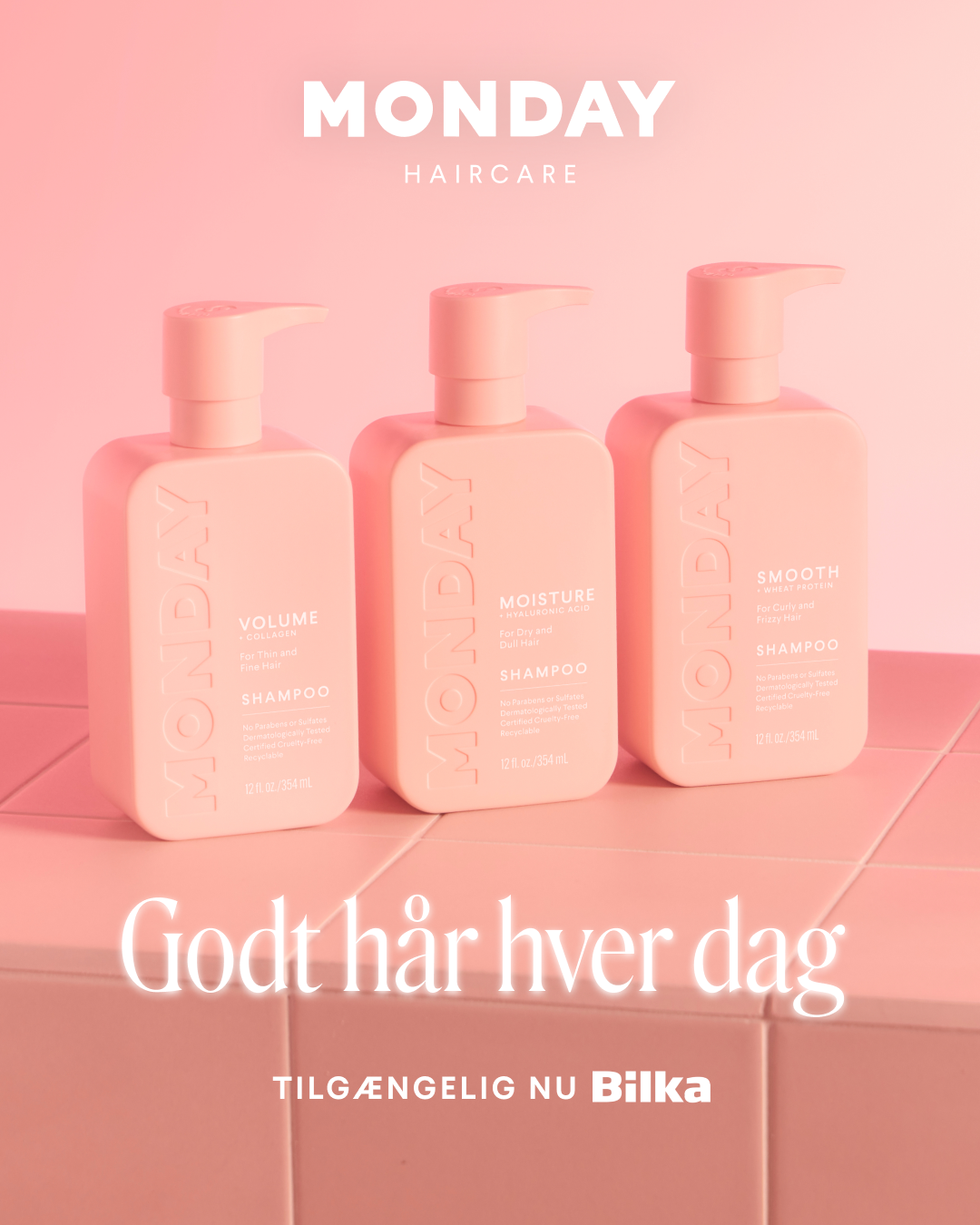 MONDAY Haircare Facebook ad
