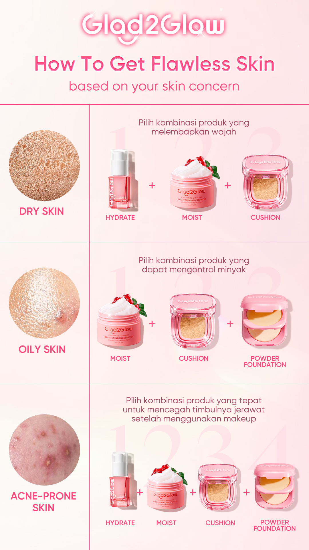 Glad 2 Glow Indonesia Facebook ad